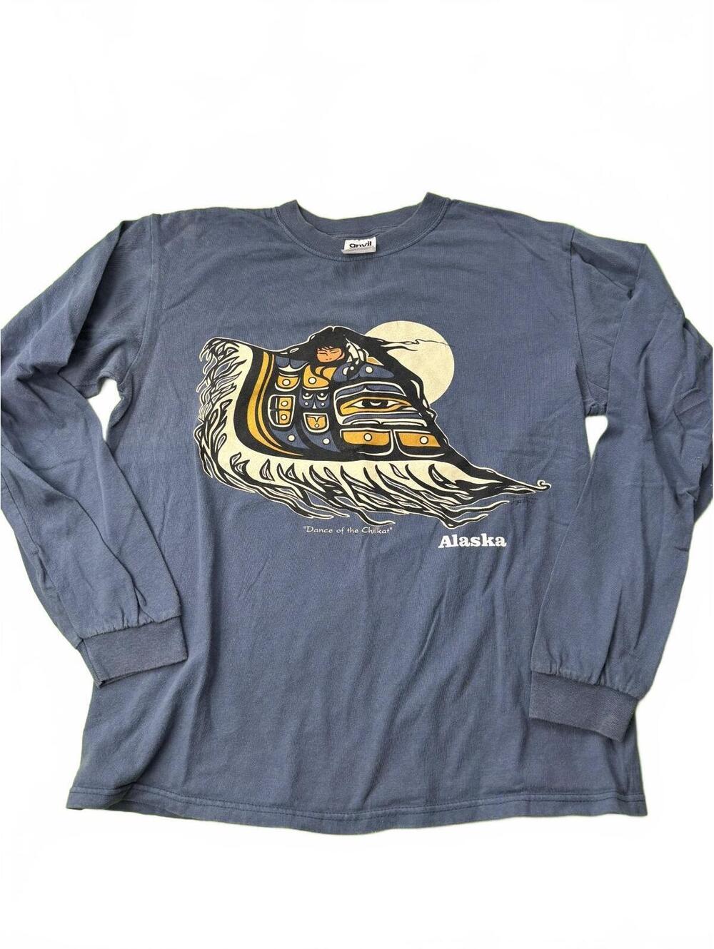 Vintage 2000 Alaska Dance of Chilkat Shirt M Anvil